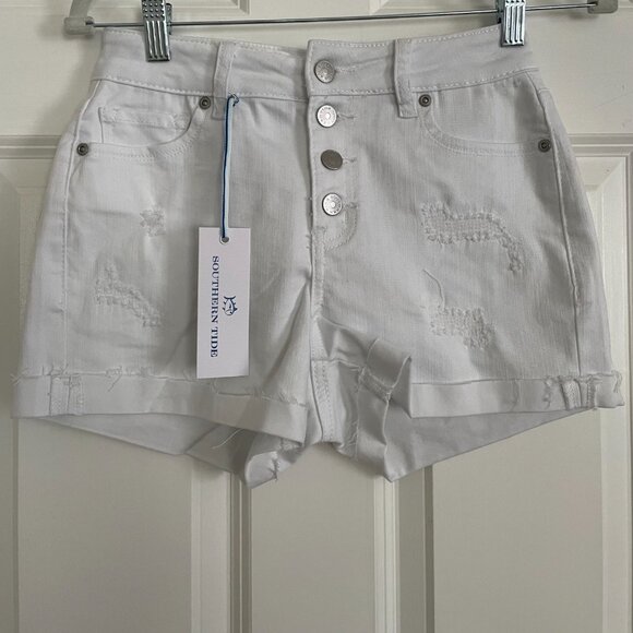 Southern Tide Shorts Adult 24W White Sophia Popsicle 2.5" Chino Casual Womens - Picture 5 of 15